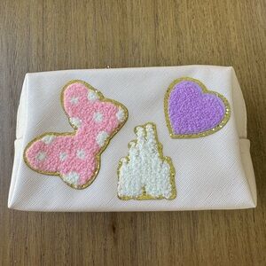 Cute Travel Vinyl Cosmetic Bag!